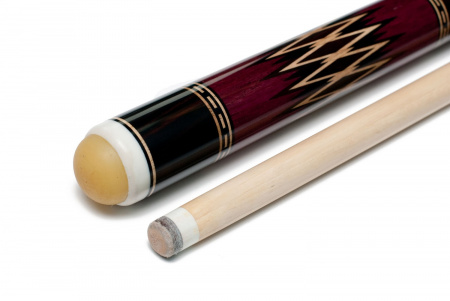 Кий для русского бильярда Vantex двухсоставной (эбен, амарант)